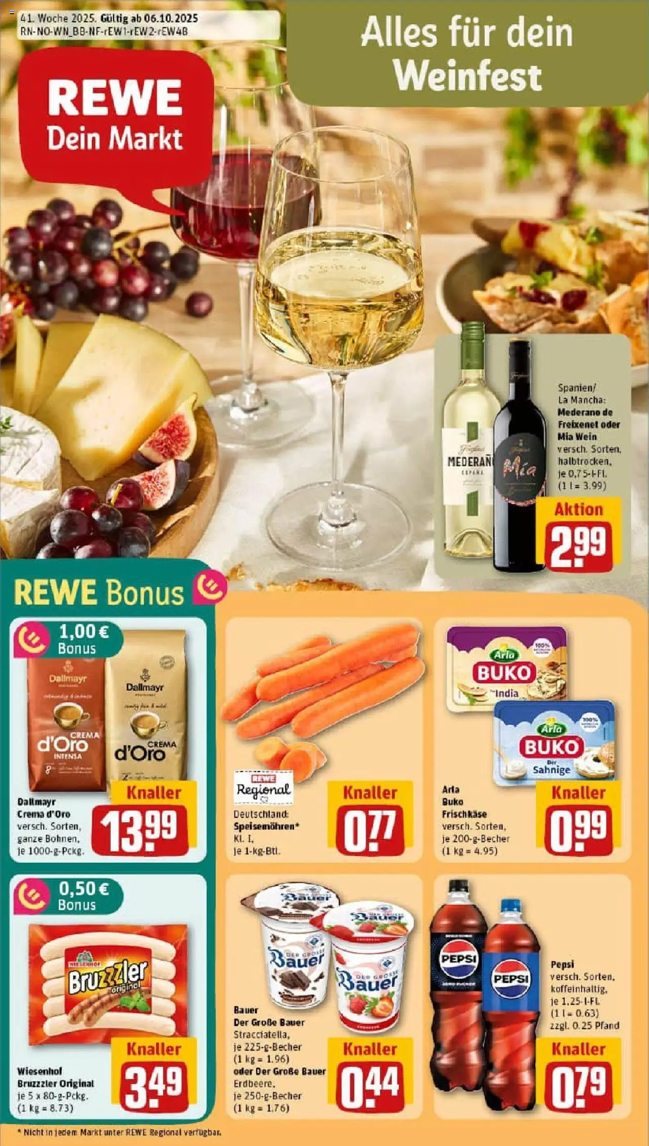 REWE Prospekt ab 06.10.2025 nächste Woche - Prospekt Bremen	