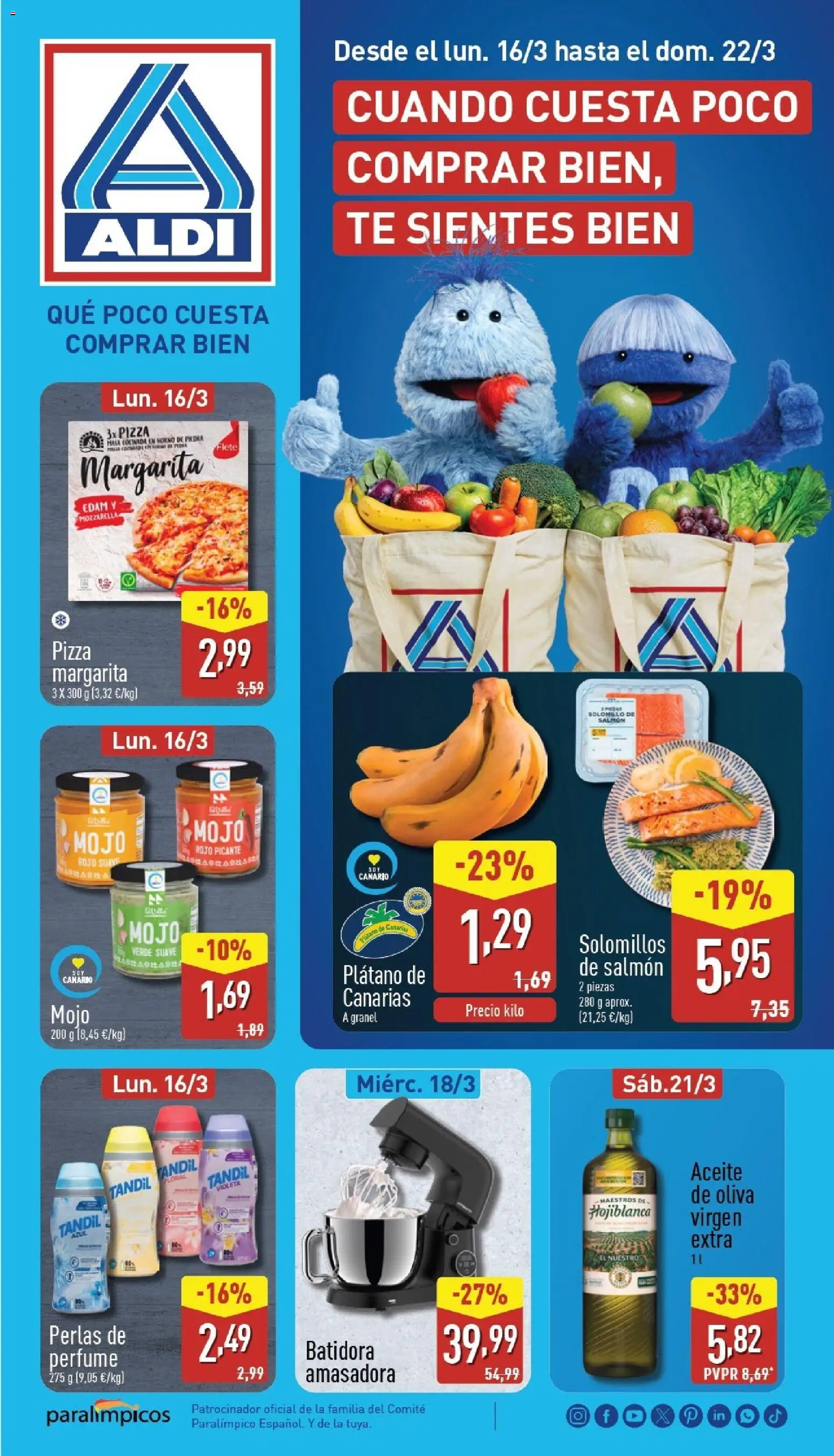 Vista previa del folleto de la tienda Aldi válido desde el 16/03/2026 