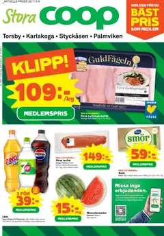 Förhandsgranska reklamblad Aktuella reklamblad Stora Coop från butik Stora Coop gäller från 28/07/2025