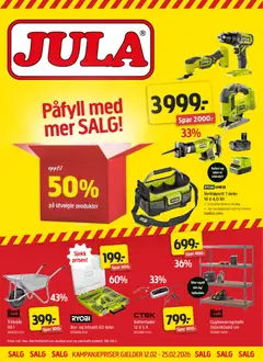 Forhåndsvis Kundeavis fra butikk Jula gyldig fra 12/02/2026