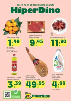 Vista previa del folleto de la tienda HiperDino válido desde el 11/11/2025 