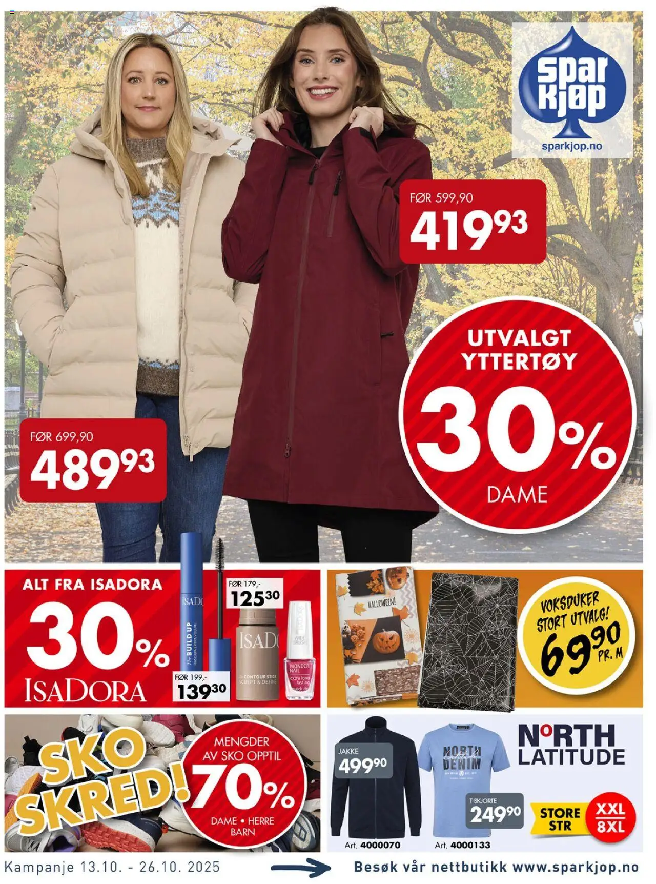 Kundeavis Spar Kjøp gyldig fra 13/10/2025 - Sidenummer 1