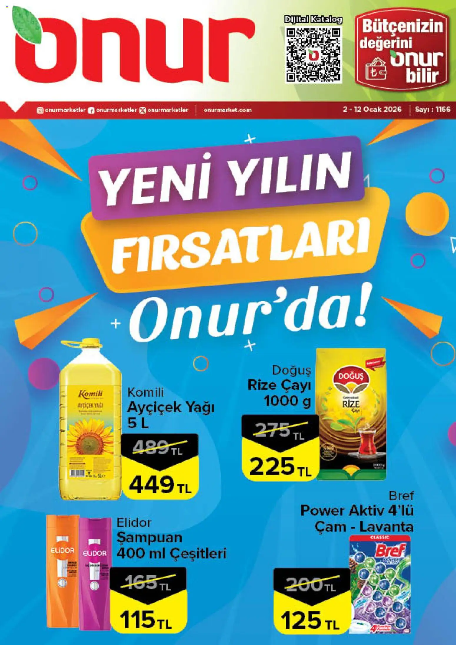 Onur Market Katalog - Bursa 02.01.2026 - Broşürünün önizlemesi