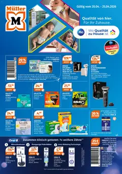 Vorschau von dem Prospekt des Geschäftes Müller, gültig ab dem 20.04.2026