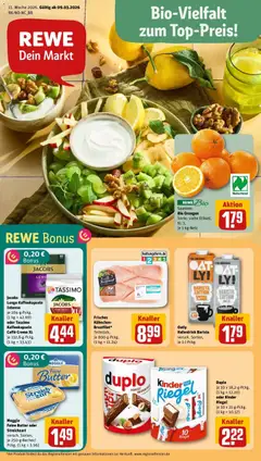 Vorschau von dem Prospekt des Geschäftes Rewe, gültig ab dem 09.03.2026