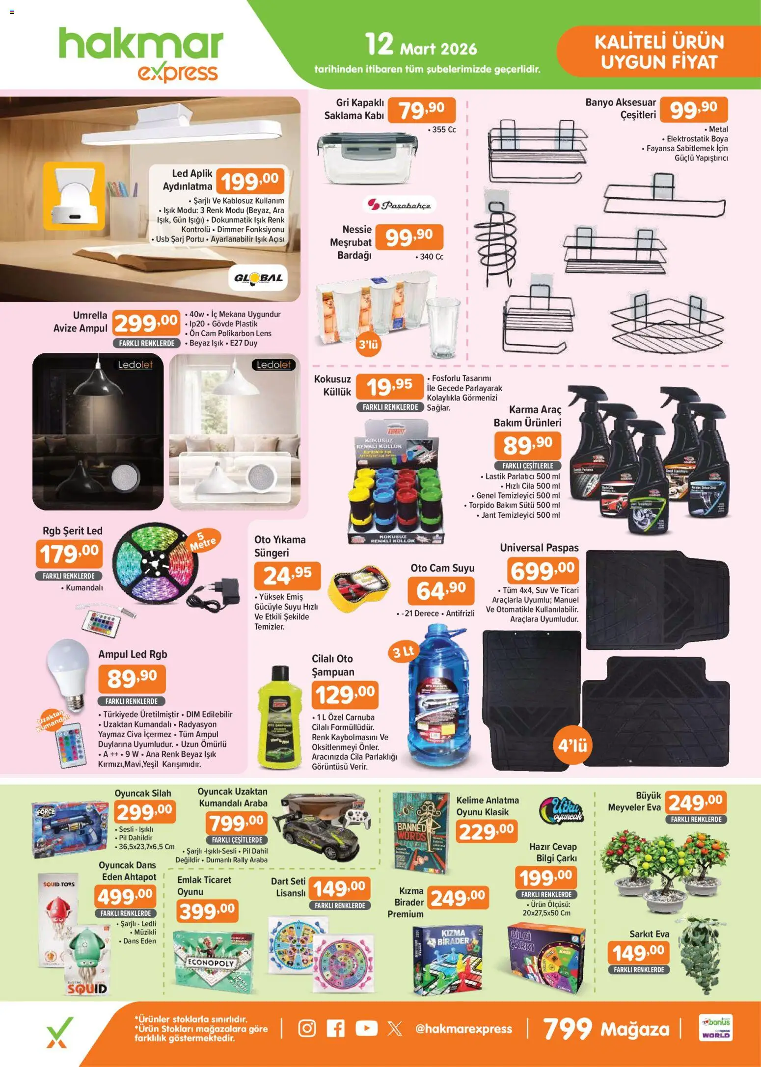 Hakmar Express Hakmar Express - Perşembe Aktüel Ürünler 12.03.2026 - Broşürünün önizlemesi