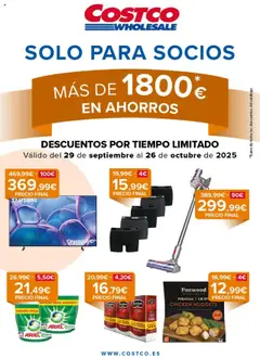 Vista previa del folleto de la tienda Costco válido desde el 29/09/2025 