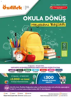 Özdilek Katalog 27.08.2025 - Broşürünün önizlemesi