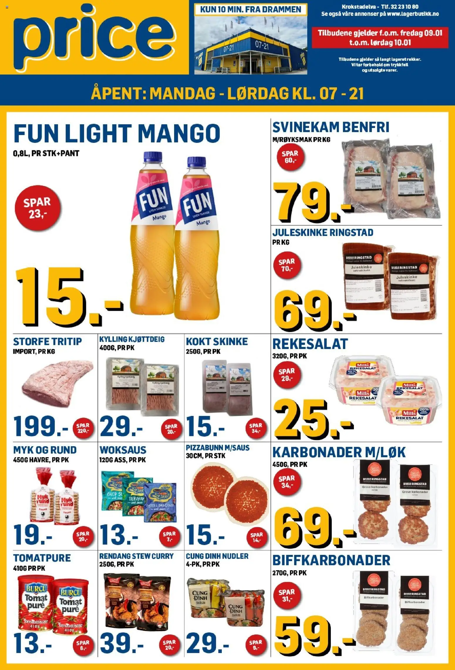 Forhåndsvis Kundeavis fra butikk Price Lagerbutikk gyldig fra 09/01/2026