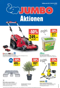 Vorschau des Merkblatts Jumbo aktionen vom Shop Jumbo gültig von 26.03.2026 bis 08.04.2026