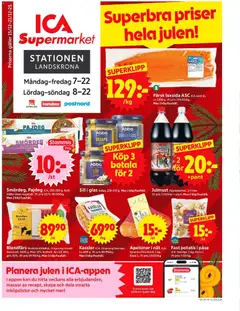 Förhandsgranska reklamblad Landskrona från butik ICA Supermarket gäller från 15/12/2025