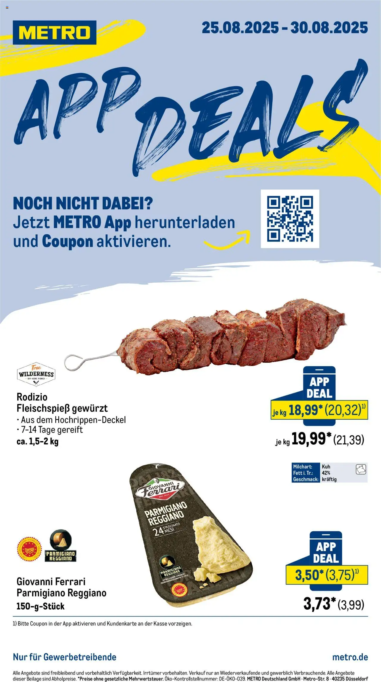 Metro Prospekt ab 25.08.2025 - App Deals