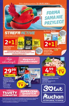 Pogląd gazetki "30 Lat Franczyza" ze sklepu Auchan ważnej od 12.02.2026