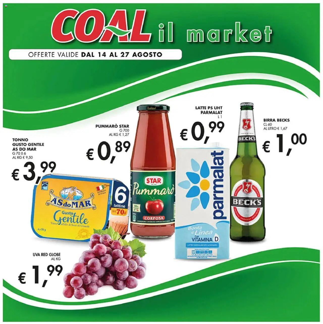 Volantino Coal valido da 14/08/2025 numero di pagina 1