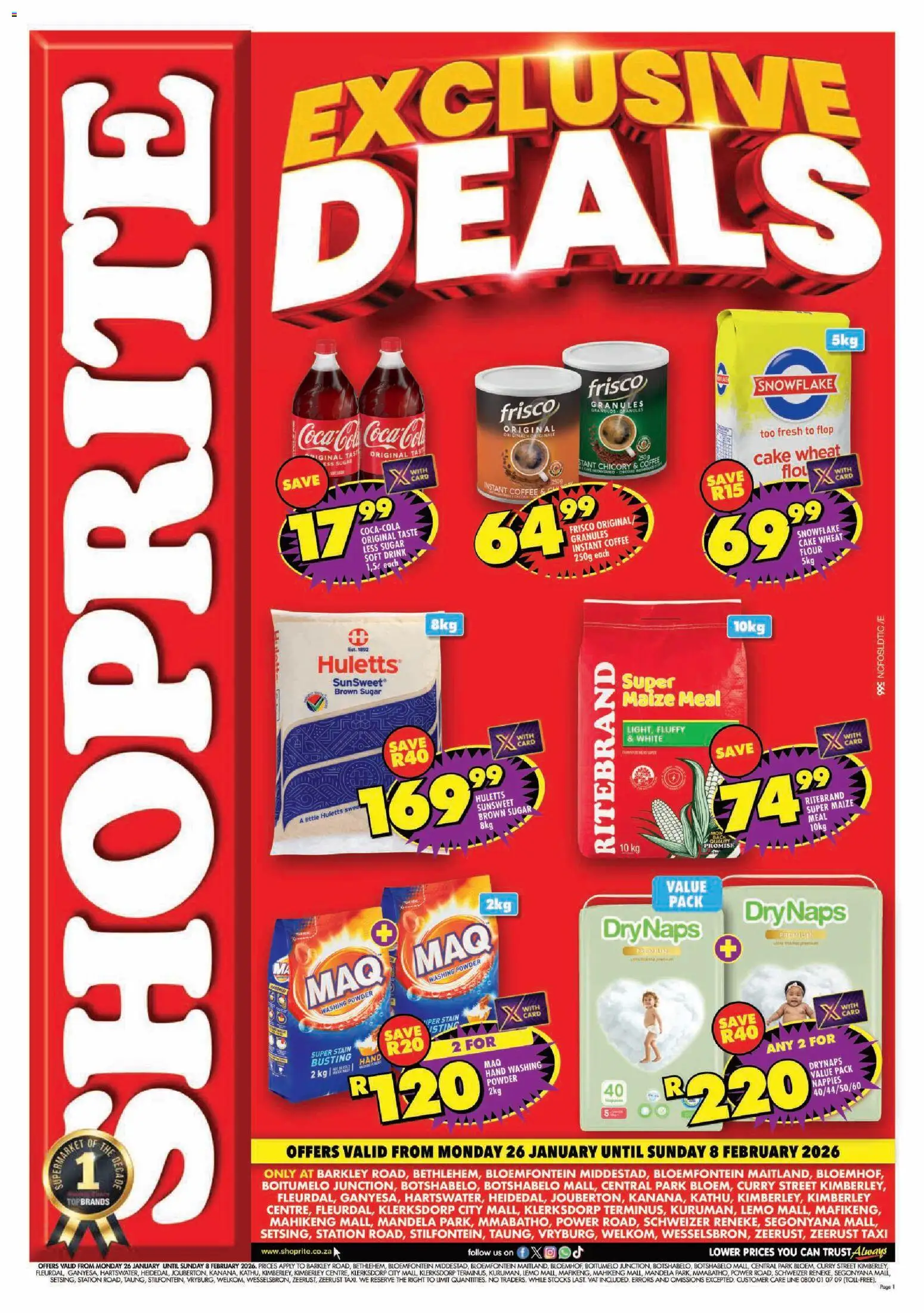 Preview of Shoprite flyer valid from 26/01/2026