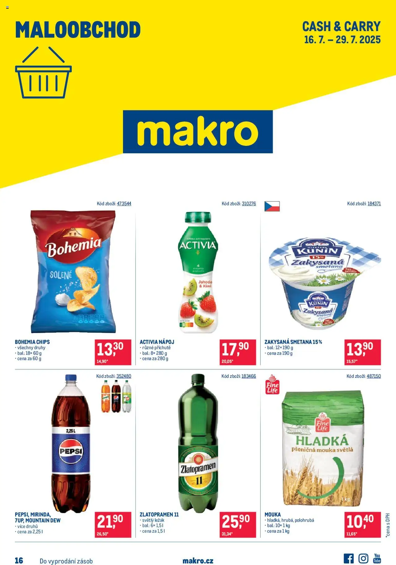  Makro Leták - Maloobchod od 16.07.2025 - Akce Makro