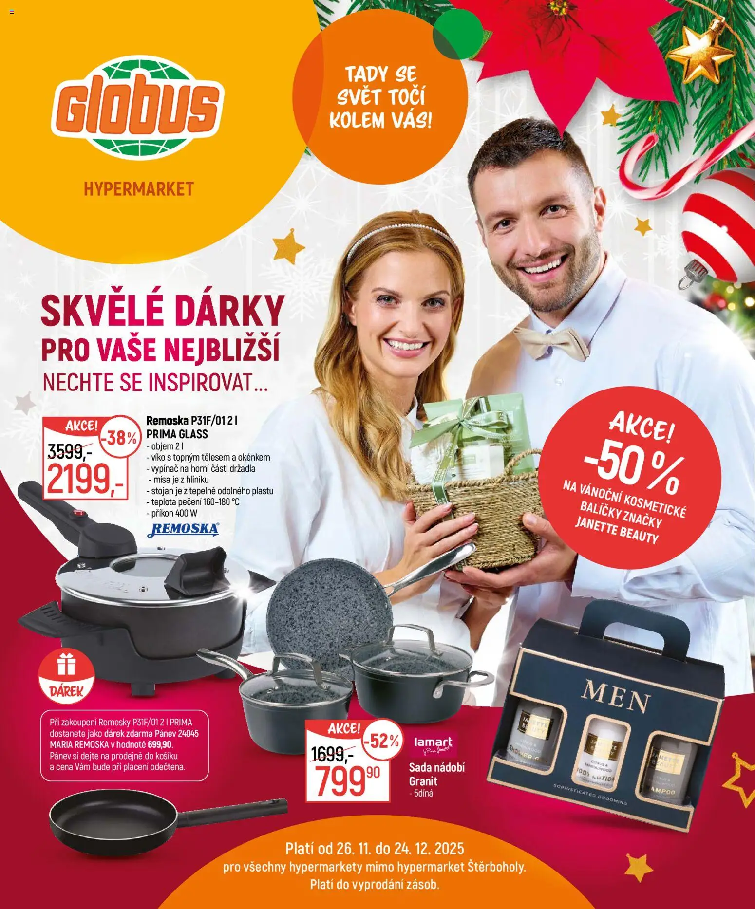 Náhled nabídky: Globus Leták - Skvělé dárky platný od 26.11.2025