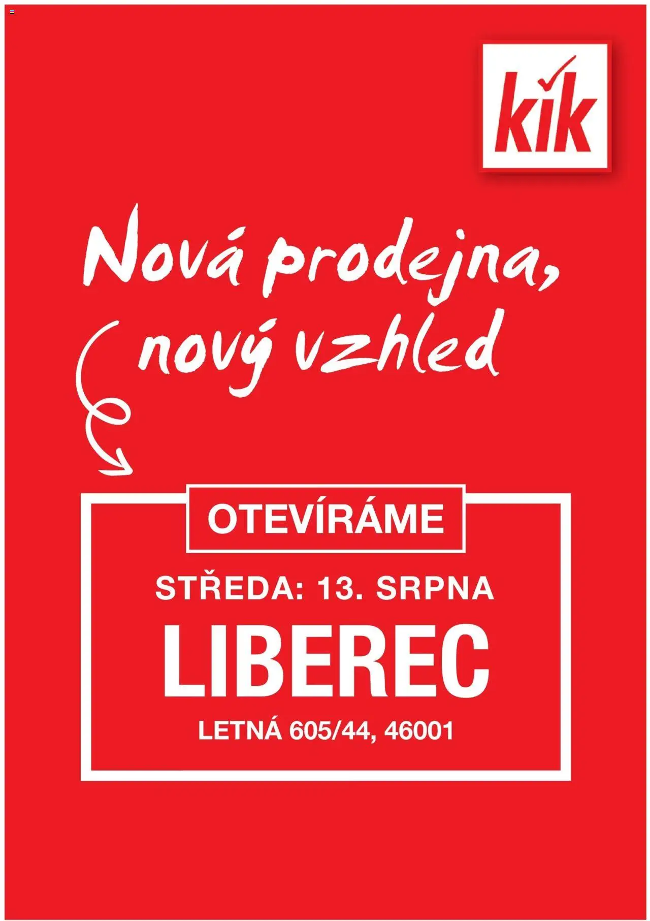  KIK leták > 09.08. - 13.08. > E- shop leták online