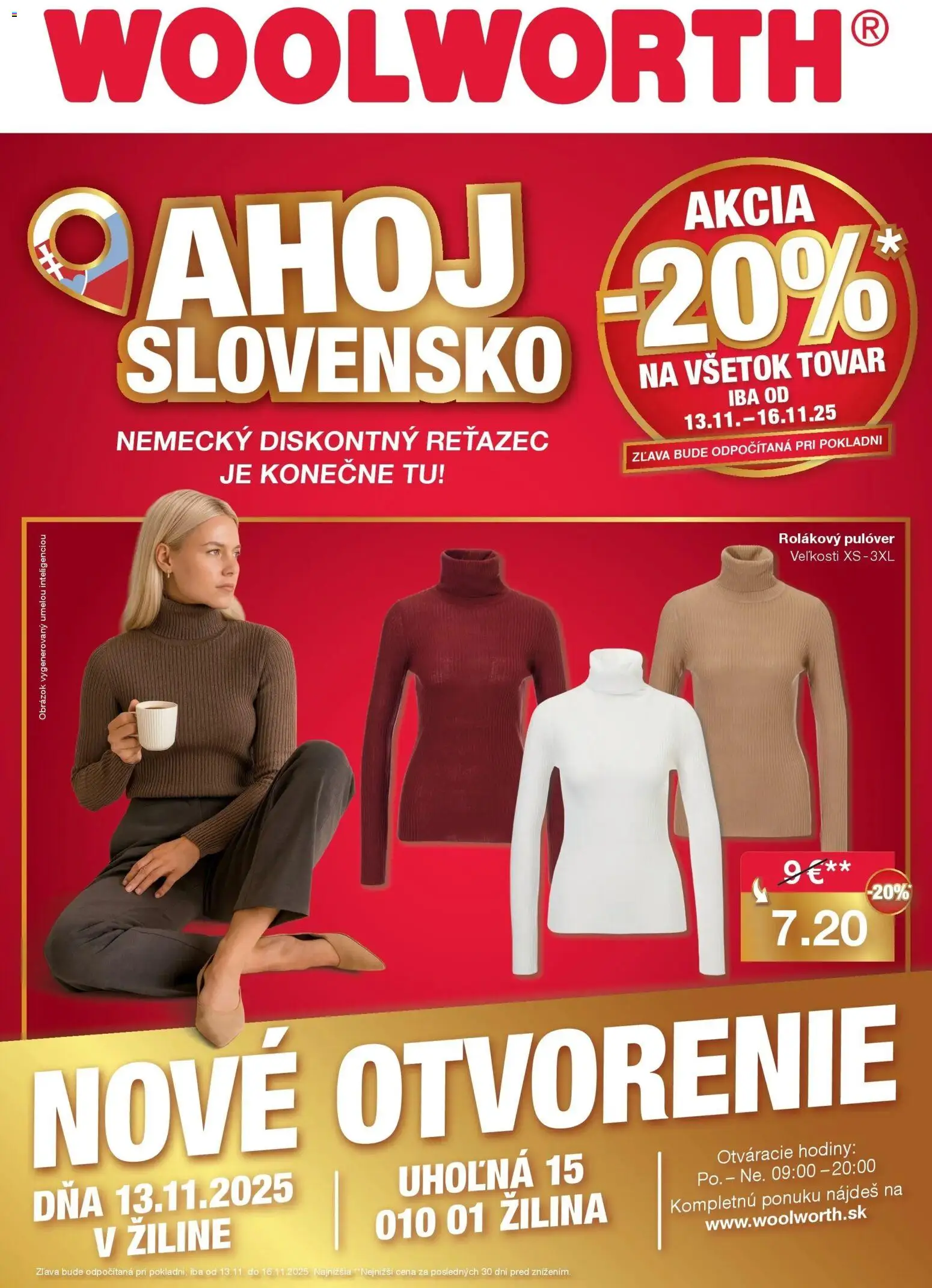 Náhľad Woolworth letáku platného od 06.11.2025