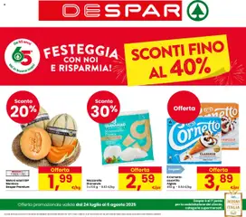 Anteprima dell'opuscolo Volantino Misano Adriatico dal negozio Despar valido da 24/07/2025