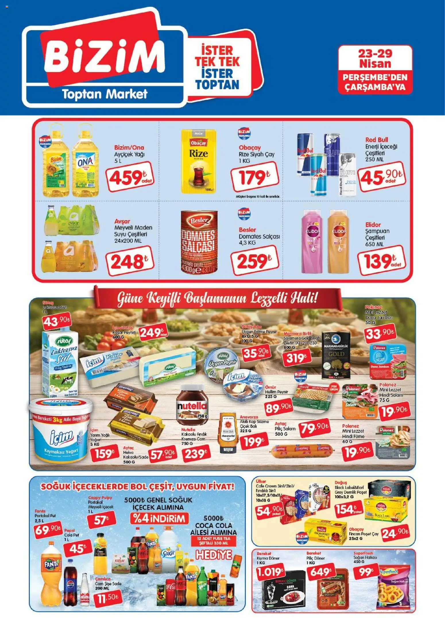 Bizim Toptan Bizim Toptan Katalog 23.04.2026 - Broşürünün önizlemesi