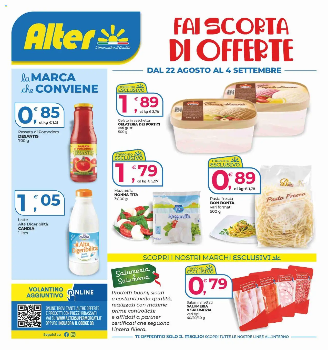 Volantino Alter Discount valido da 22/08/2025 numero di pagina 1