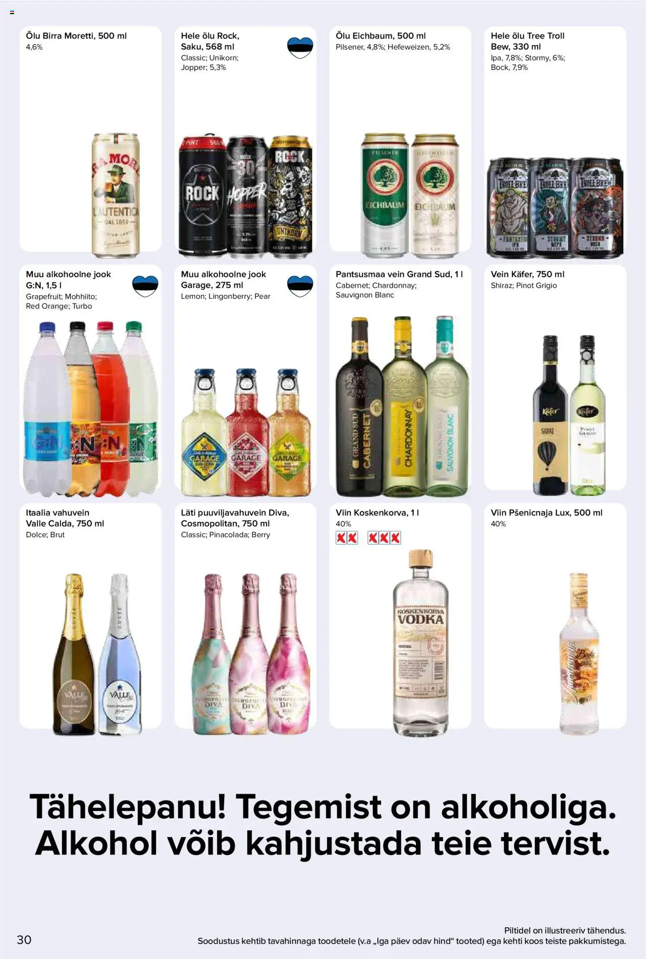 Maxima kliendilehe eelvaade alates 2025.10.14