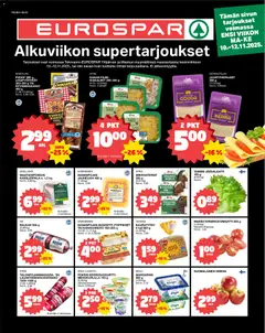 Kaupan Tokmanni EUROSPAR Ruokasanomat esikatselu, voimassa 10/11/2025