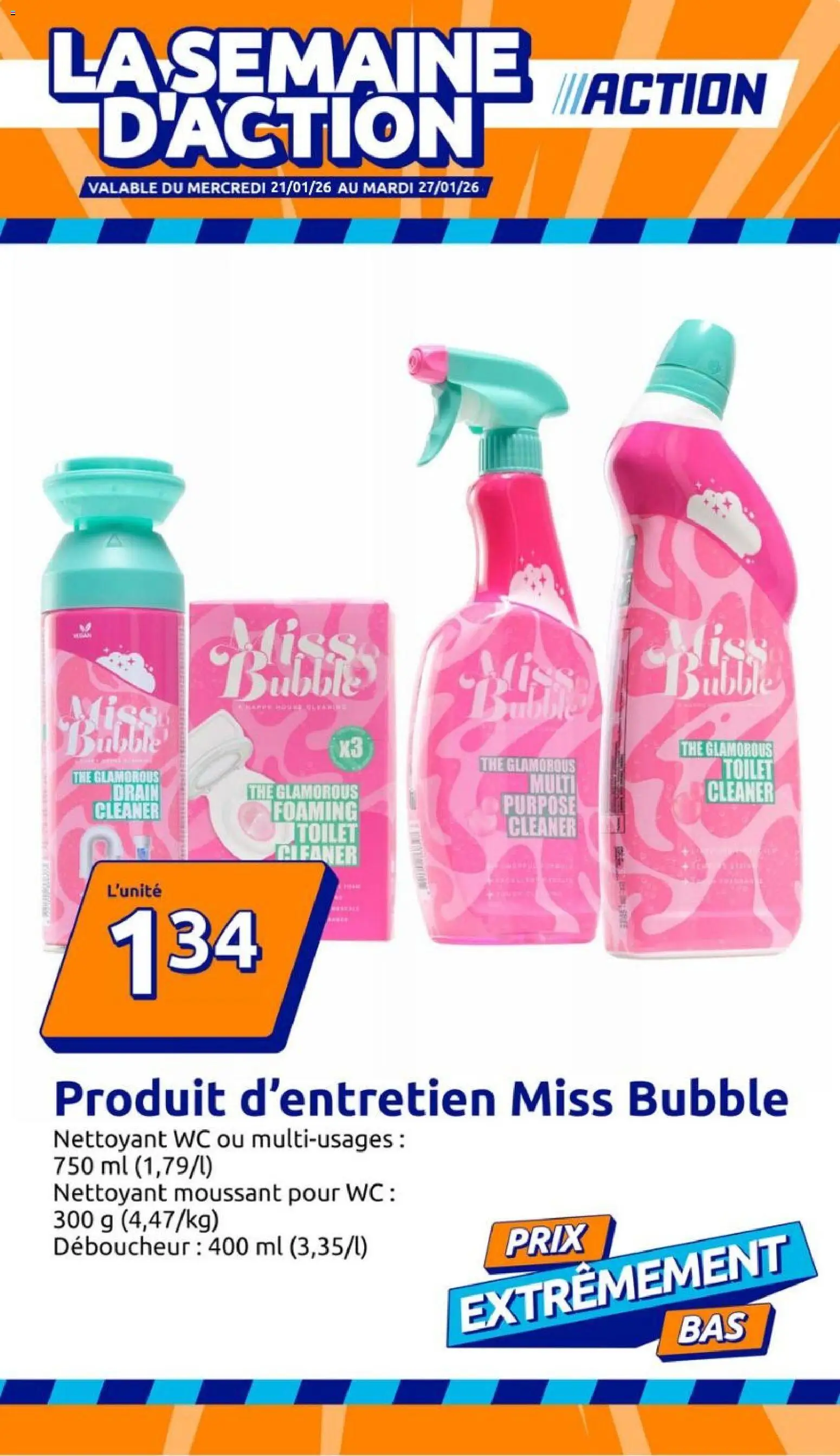 Prévisualisation de Catalogue de la semaine 4 du magasin Action formulaire valide 21/01/2026