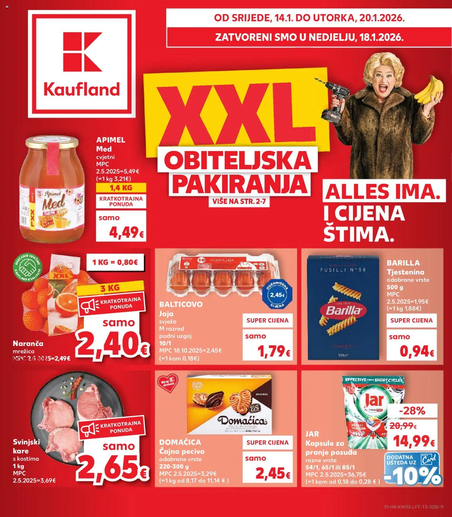 Pregled letka Rijeka Zamet trgovine Kaufland vrijedi od 14.01.2026