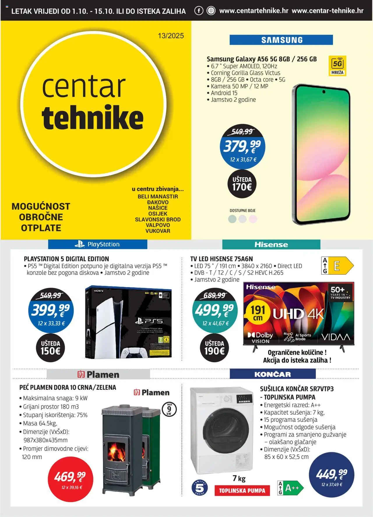 Centar Tehnike aktualni Katalog vrijedi od 01.10.2025 - tjedna akcija broj stranice 1