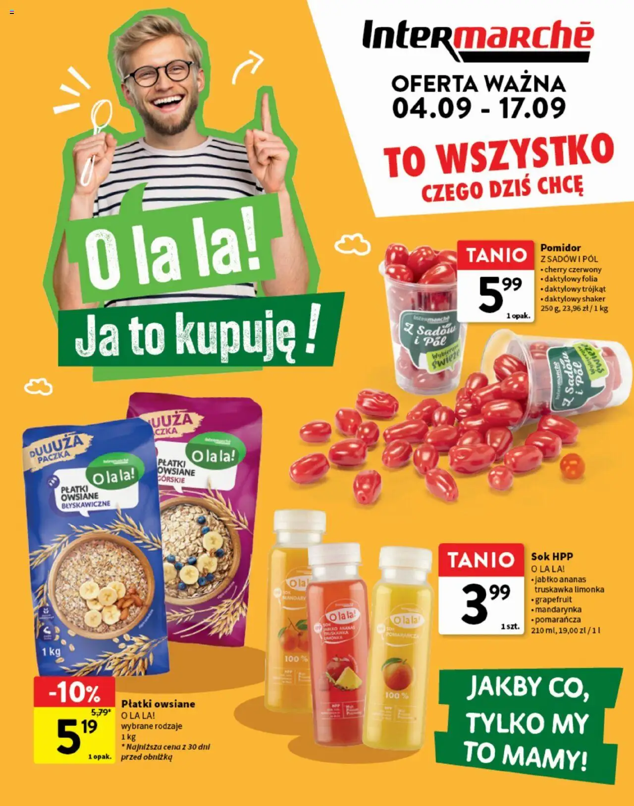 Intermarche Ja to kupuję od 04.09.2025 - Nowa Gazetka - Numer strony 1