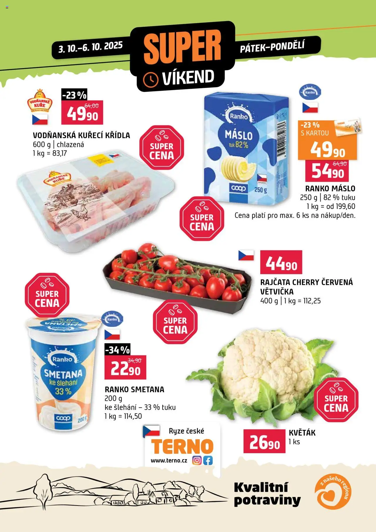  Terno Super víkend (03.10.2025 - 06.10.2025)