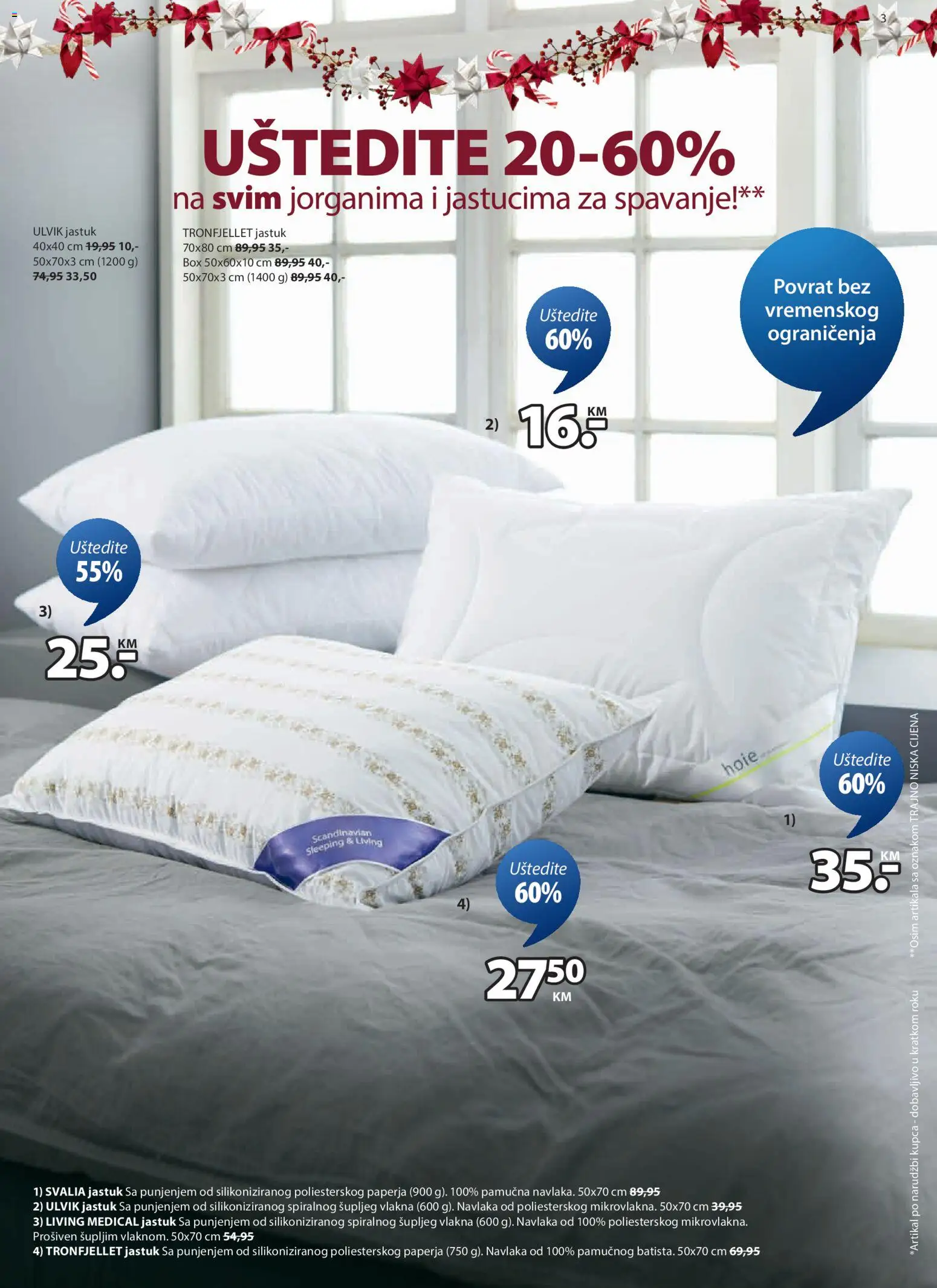 Pregled letka Katalog trgovine JYSK vrijedi od 2025.12.01