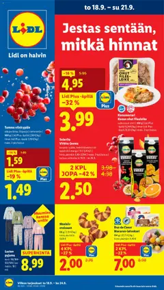 Kaupan Lidl Tarjoukset - Helsinki esikatselu, voimassa 18/09/2025
