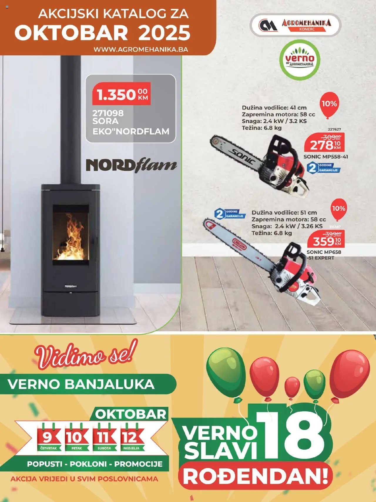 Pregled letka Katalog trgovine Agromehanika vrijedi od 2025.10.01