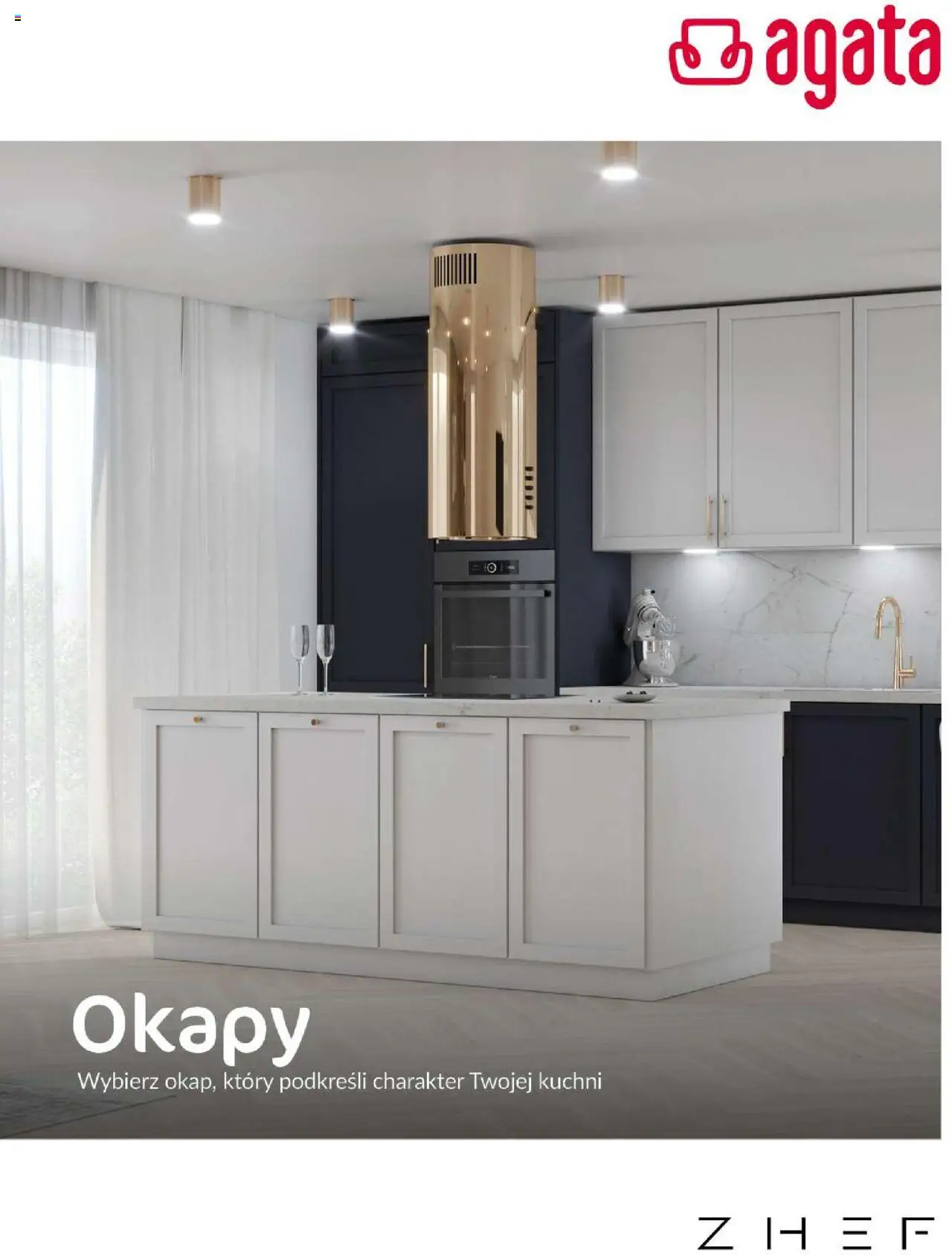 Pogląd gazetki "ZHEF Okapy" ze sklepu Salony Agata ważnej od 01.09.2025