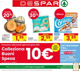 Anteprima dell'opuscolo Volantino Montorso dal negozio Despar valido da 28/07/2025