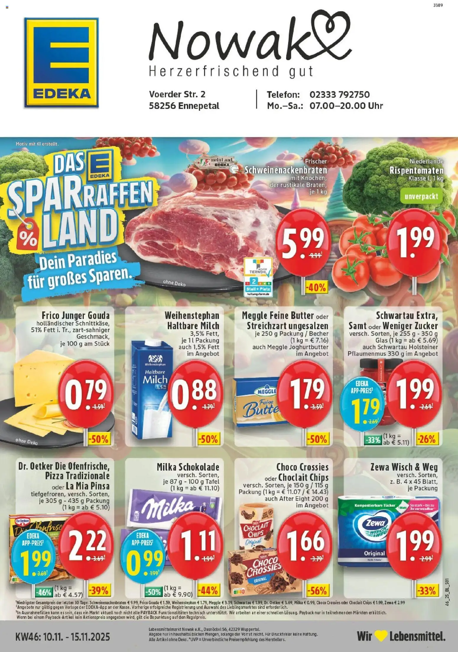 Vorschau von dem Prospekt des Geschäftes Edeka, gültig ab dem 09.11.2025