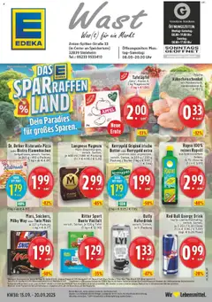 Vorschau von dem Prospekt des Geschäftes Edeka, gültig ab dem 14.09.2025