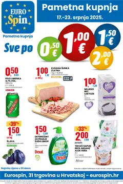 Pregled letka Katalog trgovine Eurospin vrijedi od 17.07.2025