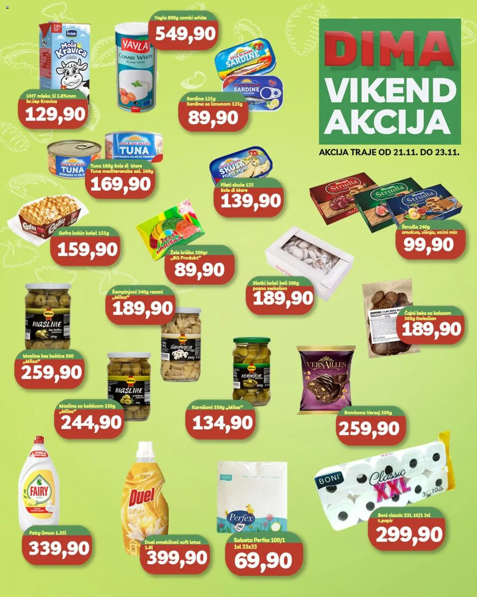 Pregled VP Dima kataloga - važi od 21.11.2025