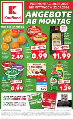 Vorschau von dem Prospekt des Geschäftes Kaufland, gültig ab dem 20.04.2026