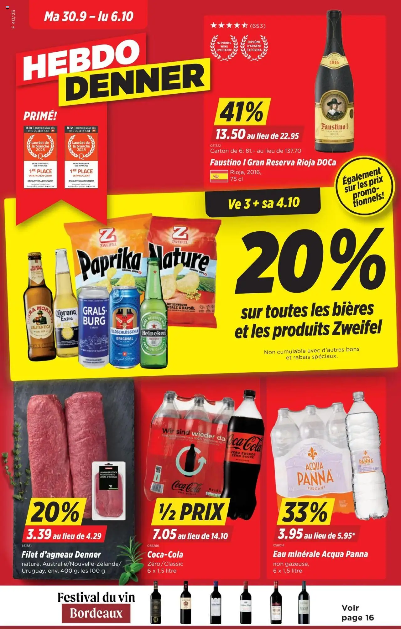 Denner Aktionen FR ab 30.09.2025 - Seitennummer 1