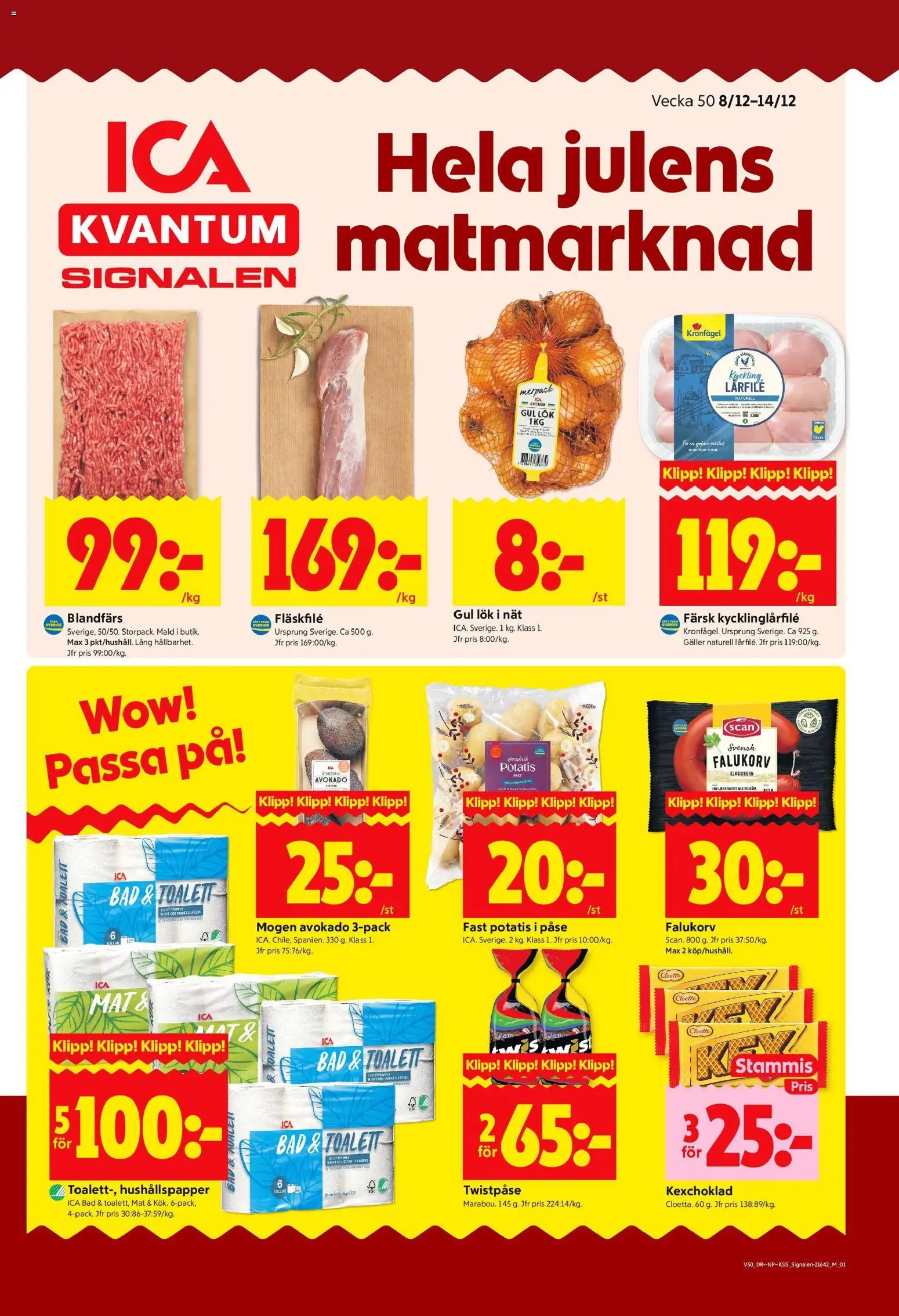 Förhandsgranska reklamblad Linköping från butik ICA Kvantum gäller från 08/12/2025
