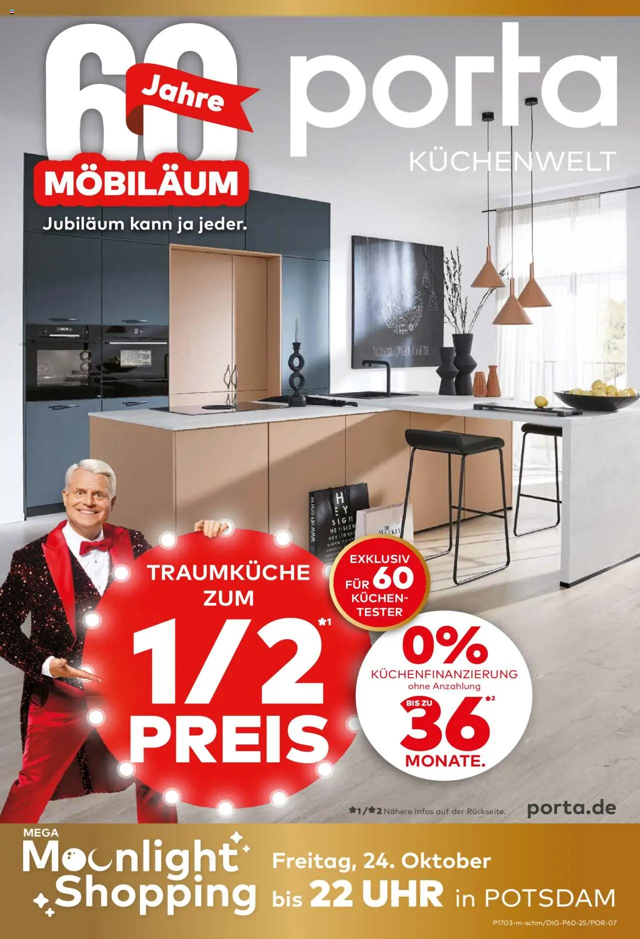 Porta! 60 Küchentester gesucht - Potsdam (vom 12.10.2025 - 26.10.2025) - Uhr, Kuchen