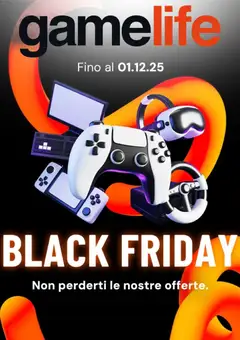 Anteprima dell'opuscolo Black Friday dal negozio Gamelife valido da 18/11/2025