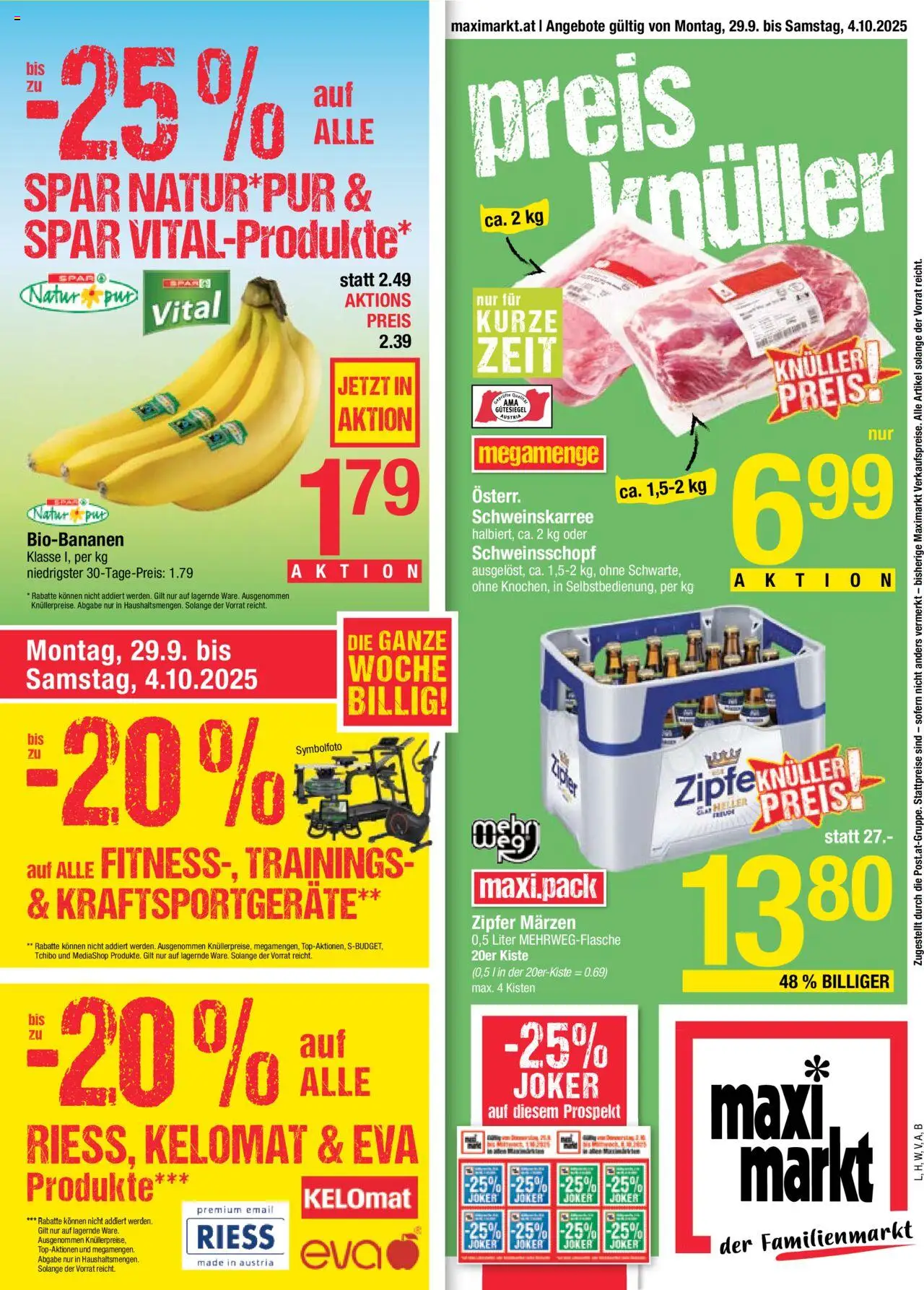  Maximarkt Flugblatt ab (29.09.2025 - 04.10.2025) - Seite 1