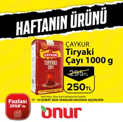 Onur Market Haftanın Ürünü 17.02.2026 - Broşürünün önizlemesi