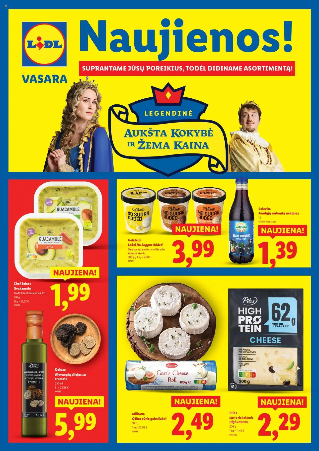 LIDL leidinys galioja nuo 2025.08.04 – puslapio numeris 1 - Ledai, Aliejus, Sūris, Paprika